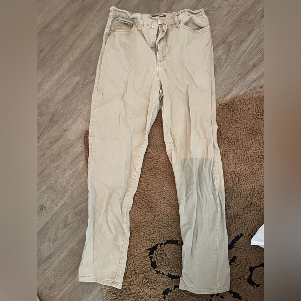 tan jeans size 12